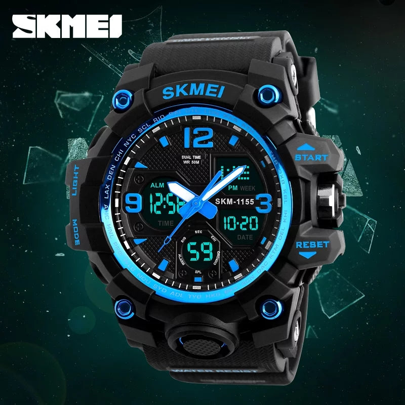 Compre SKMEI Marca de Luxo Relógios Esportivos Masculinos LED